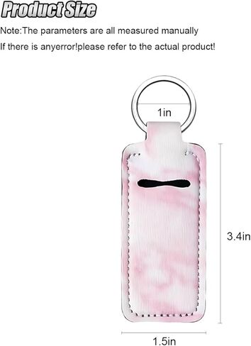3PCS Chapstick Holder Car Keychain, Key Fob Holder with Clip, Keychains for Women, Universal Car Key Accessories (Style3) in Saudi Arabia