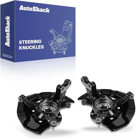 AutoShack Front Steering Knuckles & Wheel Bearing Hub Assembly Replacement for 2005-2011 Toyota Avalon 2-PC in Saudi Arabia