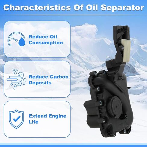 PCV Valve Crankcase Vent Valve No.06E103547P Engine Crankcase Vent Valve Oil Separator Replaces for AUDI A4 2005-2012 for AUDI A5 2007-2012 in Saudi Arabia