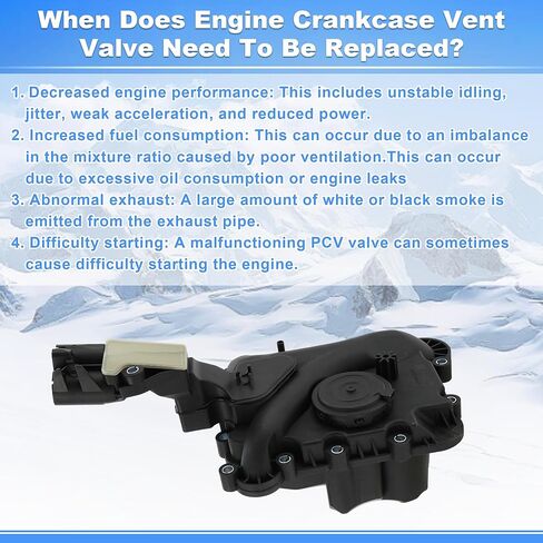 PCV Valve Crankcase Vent Valve No.06E103547P Engine Crankcase Vent Valve Oil Separator Replaces for AUDI A4 2005-2012 for AUDI A5 2007-2012 in Saudi Arabia