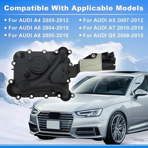 PCV Valve Crankcase Vent Valve No.06E103547P Engine Crankcase Vent Valve Oil Separator Replaces for AUDI A4 2005-2012 for AUDI A5 2007-2012 in Saudi Arabia