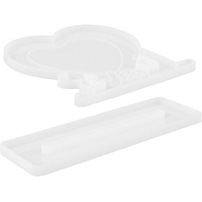 Artibetter 1set Love Heart Photo Frame Silicone Mould Casting Mold for Creative Crafts Flexible and Silicone Molds for Home Decor and Picture Frames in Kuwait