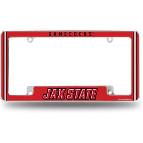 Rico Industries NCAA Howard Bison Primary 12" x 6" Chrome All Over Automotive License Plate Frame for Car/Truck/SUV in Saudi Arabia