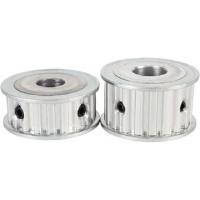 Aluminum Pulley XL18T Trapezoidal Tooth Bore 5/6/6.35/7/8-/16mm Width 10mm 1Pcs(10x3x1.4 mm) in Saudi Arabia