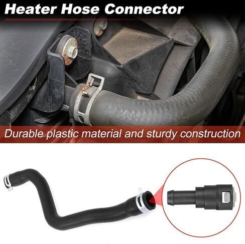 HVAC Heater Hose Connector for Ford Excursion Expedition F150 F250 F350 E150 E250 E350 Econoline Super Duty for Ranger for Lincoln 3/4" Tube & 5/8" Heater Hose 800-404/E69Z18D434B in Saudi Arabia