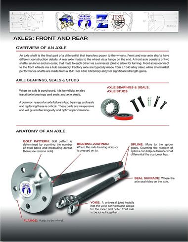 USA Standard Gear (ZA W24162) Axle Kit with Super Joint for Jeep 27-Spline Dana 30 Front Differential 4340 Chrome-Moly in Saudi Arabia