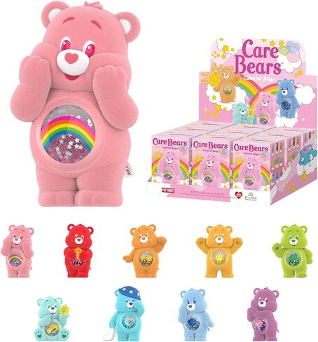 POP MART Care Bears Colorful Hugs Series Blind Box Figures, Random Design Action Figures Collectible Toys Home Decorations, Holiday Birthday Gifts for Girls and Boys, Single Box in Saudi Arabia