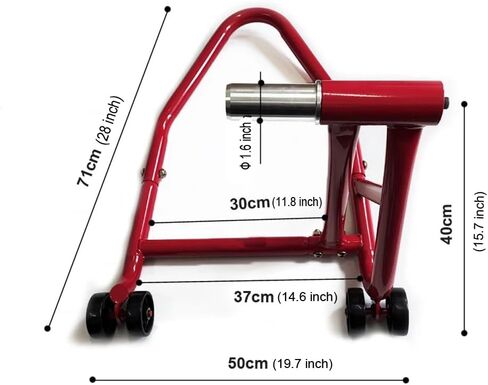 حامل الخدمة الخلفية للدراجة النارية بذراع متأرجح من جانب واحد لـ Ducati 1098/1198/1199/1299/-s/V4 1200R/1200/S Diavel/Xdiavel Super Sport 939، لون أحمر in Saudi Arabia