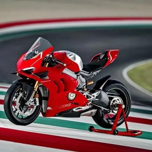 حامل الخدمة الخلفية للدراجة النارية بذراع متأرجح من جانب واحد لـ Ducati 1098/1198/1199/1299/-s/V4 1200R/1200/S Diavel/Xdiavel Super Sport 939، لون أحمر in Saudi Arabia