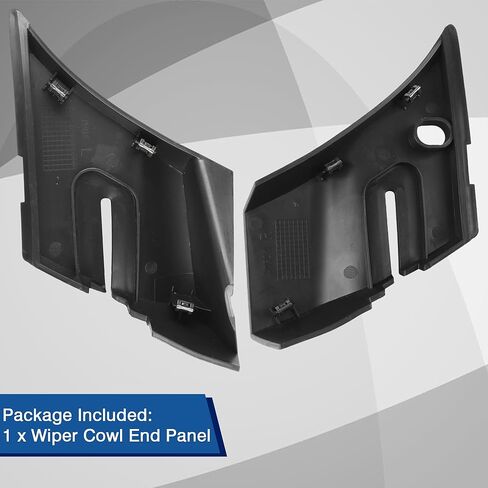 2-Pcs Front Windshield Wiper Cowl Panel Covers Trim Compatible with 2007-2013 Chevy Silverado 1500 2500 3500 15946001 15946002 Left & Right Side Wiper Cowl Extension Cover in Saudi Arabia