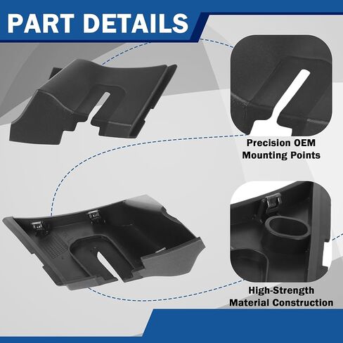 2-Pcs Front Windshield Wiper Cowl Panel Covers Trim Compatible with 2007-2013 Chevy Silverado 1500 2500 3500 15946001 15946002 Left & Right Side Wiper Cowl Extension Cover in Saudi Arabia