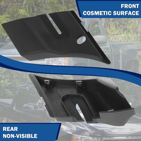 2-Pcs Front Windshield Wiper Cowl Panel Covers Trim Compatible with 2007-2013 Chevy Silverado 1500 2500 3500 15946001 15946002 Left & Right Side Wiper Cowl Extension Cover in Saudi Arabia