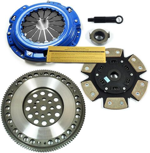 EFT Stage 3 Clutch kit & 4140 Chromoly Flywheel for Honda F22A F22B1 F23A H22A H23A Engines - Enhanced Performance and Smooth Engagement - Precise Fitment - Durable and Reliable - 12 Month Warranty in Saudi Arabia