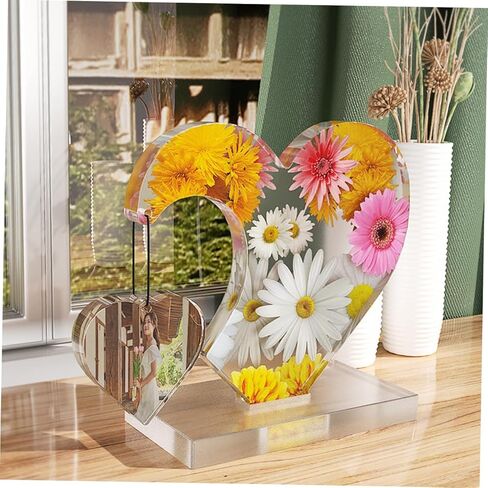 1set Heart Shaped Photo Frame Silicone Molds Flexible Casting Molds for Epoxy Resin for Unique Home Decor and Crafts in Saudi Arabia