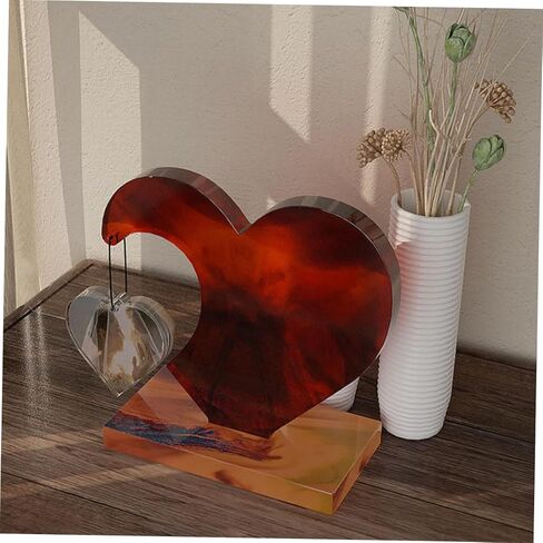 1set Heart Shaped Photo Frame Silicone Molds Flexible Casting Molds for Epoxy Resin for Unique Home Decor and Crafts in Saudi Arabia