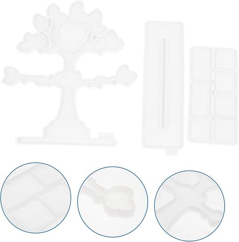 Gadpiparty 1set Tree-Shaped Photo Frame Epoxy Mold Desktop Adornment Silicone Molds for Creative Home Decor to Use for Custom Crafting in Saudi Arabia