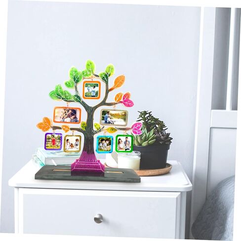 Gadpiparty 1set Tree-Shaped Photo Frame Epoxy Mold Desktop Adornment Silicone Molds for Creative Home Decor to Use for Custom Crafting in Saudi Arabia