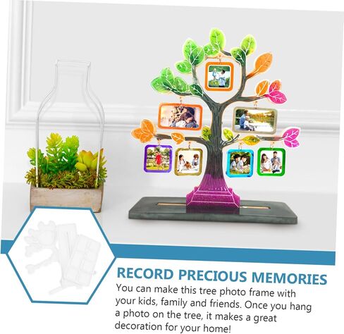 Gadpiparty 1set Tree-Shaped Photo Frame Epoxy Mold Desktop Adornment Silicone Molds for Creative Home Decor to Use for Custom Crafting in Saudi Arabia