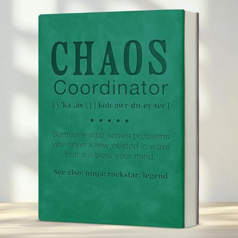 Journal Notebook Thank You Gifts for Boss, Coworkers, Leader, Teacher, Nurse - Appreciation Gifts for Women Men - Chaos Coordinator Definition 160 Pages Writing Notebook in Saudi Arabia