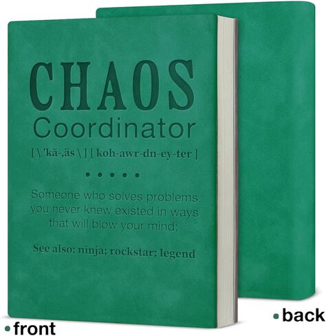 Journal Notebook Thank You Gifts for Boss, Coworkers, Leader, Teacher, Nurse - Appreciation Gifts for Women Men - Chaos Coordinator Definition 160 Pages Writing Notebook in Saudi Arabia