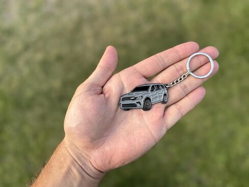 Dodge Durango Metal Keychain – Officially Licensed Accessories Key Chain Cool Gifts Men Women RT SRT Gift in Saudi Arabia