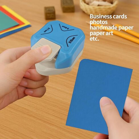 3-in-1 Paper Corner Rounder, Compact and Durable for 5mm、10mm Radiusand and Perforation, Round Corners Cutter Ideal for Card Making,Photo Cutter,Scrapbooking and DIY Projects in Saudi Arabia
