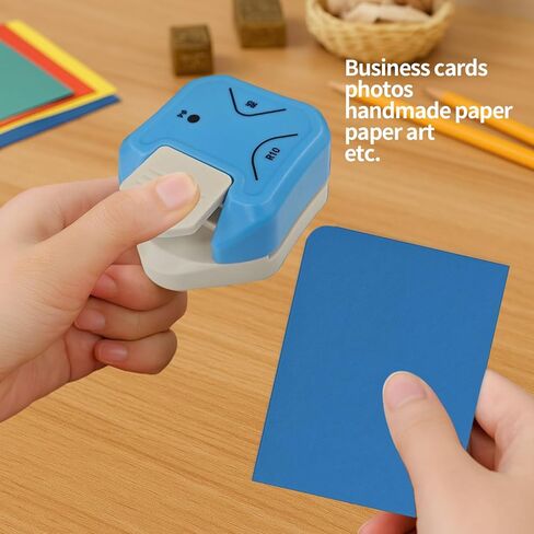 3-in-1 Paper Corner Rounder, Compact and Durable for 5mm、10mm Radiusand and Perforation, Round Corners Cutter Ideal for Card Making,Photo Cutter,Scrapbooking and DIY Projects in Saudi Arabia