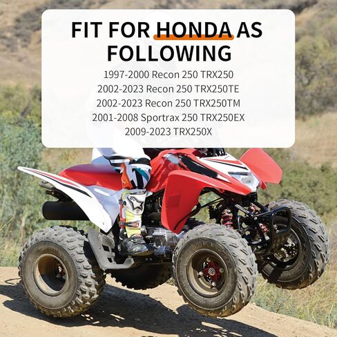 مجموعة سدادات المحمل التفاضلي الخلفي وأداة الجوز لهوندا ريكون 250 TRX250 TE TM TRX250EX TRX250X 1997-2023 in Kuwait