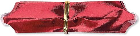 Current Metallic Christmas Pull Bows Value Pack, 5" Pull Bows- Set of 12, Makes Bows with Tie-On Ribbon, Easy Flat Storage, 4 Each of Red, Green & Silver Foil Holiday Gift Wrap in Saudi Arabia