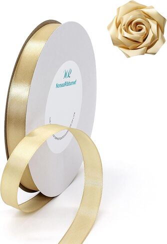 شريط 100 ياردة، شريط ساتان أخضر 1 بوصة مثالي لتزيين الزفاف، وحرف الباقة، وتزيين الخياطة، والقوس المصنوع يدويًا، وديكور عيد الميلاد وما إلى ذلك in Kuwait