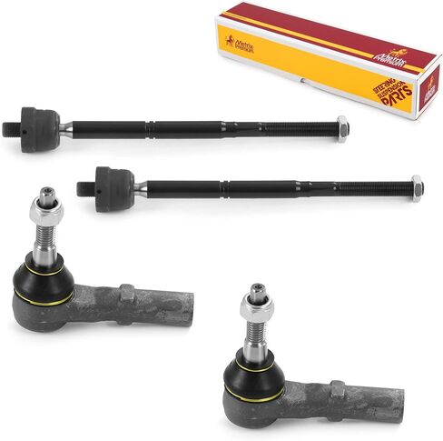 طقم نهاية قضيب الربط الداخلي والخارجي 4 قطع من Metrix Premium ES3488، ES3609 يناسب 02-06 شيفروليه أفالانش 2500، 01-13 سوبربان 2500، 16-19 سوبربان 3500 HD، 07 سيلفرادو 1500 HD كلاسيك، 06 سيلفرادو 3500 in Kuwait