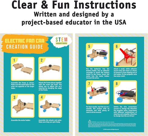 مجموعة أدوات السيارة المطاطية ذات الشريط المطاطي، 10 عبوات، مشروع STEM DIY للأطفال in Kuwait
