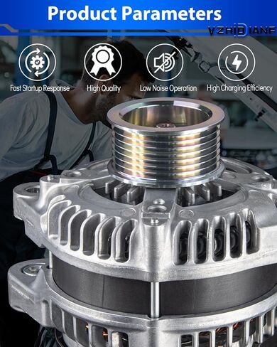 Stable Output Alternator for:-Honda Accord 2008 2009 2010 2011 2012 2.4L, for:-Acura TSX 2009 2010 2011 2012 2013 2014 2.4L, Alternator Replacement 31100-R40-A01 Replace N11390 31100R40A01 in Saudi Arabia