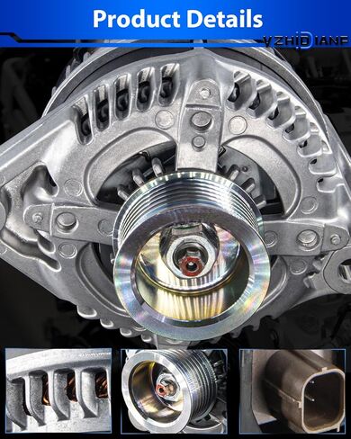 Stable Output Alternator for:-Honda Accord 2008 2009 2010 2011 2012 2.4L, for:-Acura TSX 2009 2010 2011 2012 2013 2014 2.4L, Alternator Replacement 31100-R40-A01 Replace N11390 31100R40A01 in Saudi Arabia