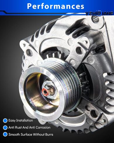Stable Output Alternator for:-Honda Accord 2008 2009 2010 2011 2012 2.4L, for:-Acura TSX 2009 2010 2011 2012 2013 2014 2.4L, Alternator Replacement 31100-R40-A01 Replace N11390 31100R40A01 in Saudi Arabia