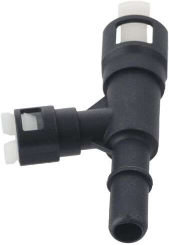 2 Pcs Heater Hose Connector, 15055343 15055342 Black & White Hose Fitting Replacement Car Accessories Parts for Cadillac, for Che-vrolet, for GMC in Saudi Arabia