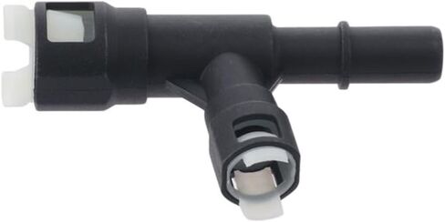 2 Pcs Heater Hose Connector, 15055343 15055342 Black & White Hose Fitting Replacement Car Accessories Parts for Cadillac, for Che-vrolet, for GMC in Saudi Arabia