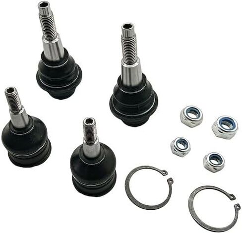 Upper and Lower Ball Joint Kit - 4 Piece - Compatible with 2014-2018 Chevy Silverado 1500 (with Stamped Steel Control Arms) in Saudi Arabia