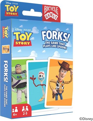Bicycle Disney and Pixar 3-in-1 Card Games, Old Maid, Go Fish & Memory, Featuring Toy Story, Finding Nemo & Inside Out Characters, Kids Card Games Ages 4+, Family Games for 2-6 Players in Saudi Arabia