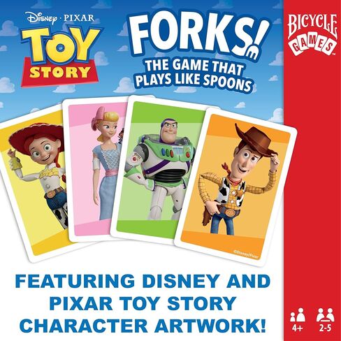 Bicycle Disney and Pixar 3-in-1 Card Games, Old Maid, Go Fish & Memory, Featuring Toy Story, Finding Nemo & Inside Out Characters, Kids Card Games Ages 4+, Family Games for 2-6 Players in Saudi Arabia