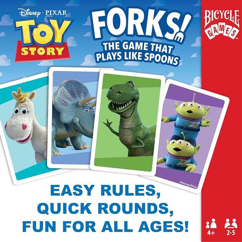 Bicycle Disney and Pixar 3-in-1 Card Games, Old Maid, Go Fish & Memory, Featuring Toy Story, Finding Nemo & Inside Out Characters, Kids Card Games Ages 4+, Family Games for 2-6 Players in Saudi Arabia
