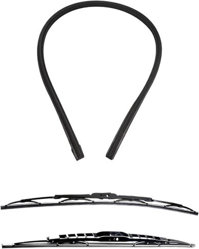 Car Wiper Rubber Refill Blade Windshield Wiper Insert Strip Generic Replacement 30cm To 80cm Fit All Types Fit for(Types B (6mm),22Inches 550mm) in Kuwait