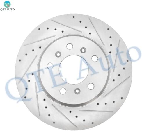 PM Auto Set of 6 Front Drilled Slotted Brake Disc Rotors 303mm-Ceramic Brake Pad Kit Fits Replacement For 2006 2007 Chevrolet Monte Carlo in Saudi Arabia