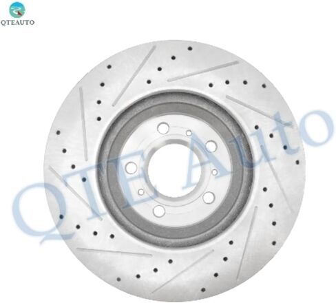 PM Auto Set of 6 Front Drilled Slotted Brake Disc Rotors 303mm-Ceramic Brake Pad Kit Fits Replacement For 2006 2007 Chevrolet Monte Carlo in Saudi Arabia