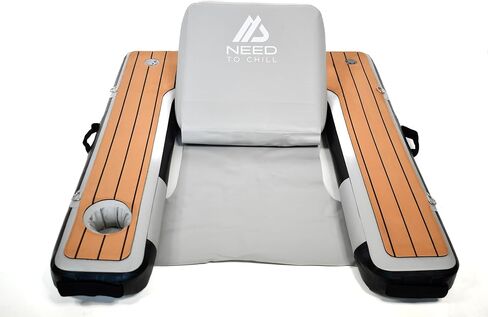Inflatable Chair – Premium Outdoor Blow Up Seat Lounger for Boating, Beach, Lake, Pool - Includes Pump & Travel Bag - Foldable Water Floating Device for Adults Summer in Saudi Arabia