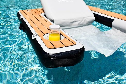 Inflatable Chair – Premium Outdoor Blow Up Seat Lounger for Boating, Beach, Lake, Pool - Includes Pump & Travel Bag - Foldable Water Floating Device for Adults Summer in Saudi Arabia