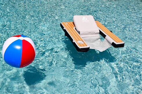 Inflatable Chair – Premium Outdoor Blow Up Seat Lounger for Boating, Beach, Lake, Pool - Includes Pump & Travel Bag - Foldable Water Floating Device for Adults Summer in Saudi Arabia