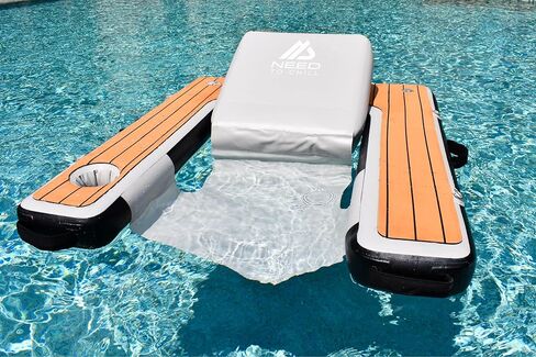 Inflatable Chair – Premium Outdoor Blow Up Seat Lounger for Boating, Beach, Lake, Pool - Includes Pump & Travel Bag - Foldable Water Floating Device for Adults Summer in Saudi Arabia