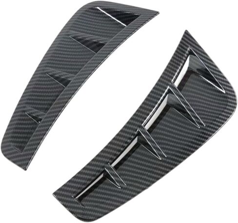 Fender Vents Fit for Hyundai Sonata 2020 2021 2022 2023 ABS Black Car Front Bumper Side Air Vent Cover Trim Exterior Accessories Fender Trim(B) in Saudi Arabia