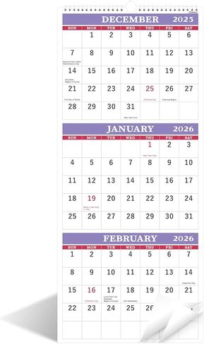 2024 Wall Calendar - Large 2-Month Calendar 2024 Display (Folded in a Month), 2024 Calendar, Jan 2024 - Jan 2025, 14.7" x 22.3", Wall Calendar 2024 in Saudi Arabia